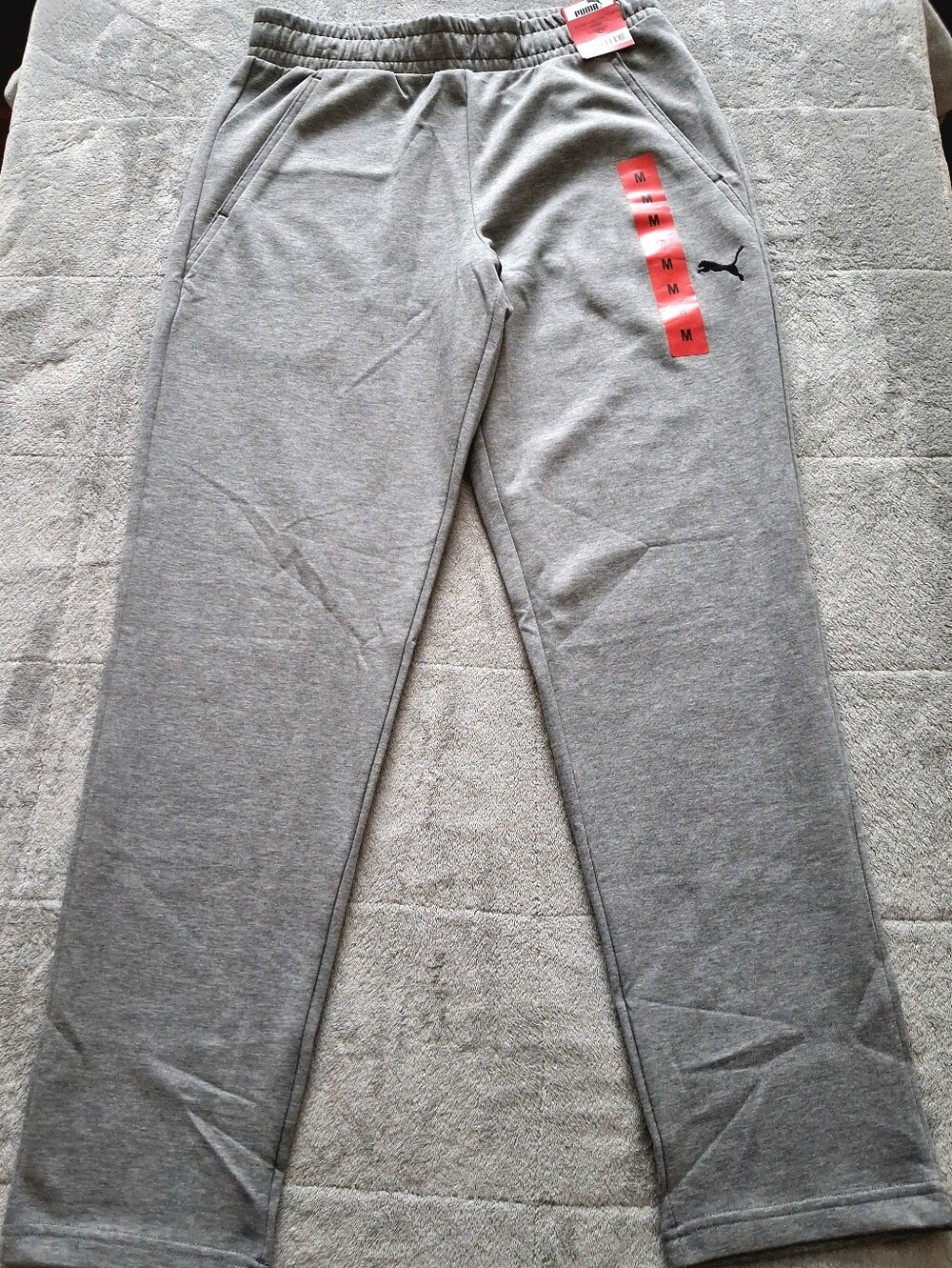 PUMA - Men’s Medium Lightweight Pants Gray 30” Inseam NWT